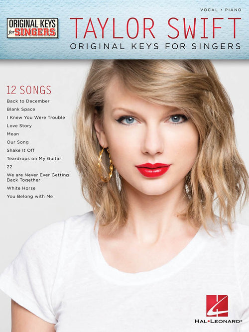 Taylor Swift - ORIGINAL KEYS FOR SINGERS Hal Leonard Corporation Music Books for sale canada