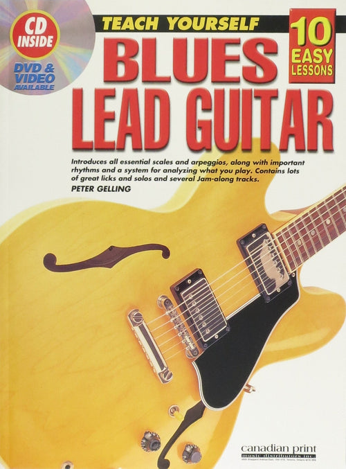 Teach Yourself, Blues Lead Guitar, (Book & CD) Canadian Print Music Books for sale canada