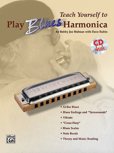 Teach Yourself to Play Blues Harmonica ( Book & CD) Default Alfred Music Publishing Music Books for sale canada