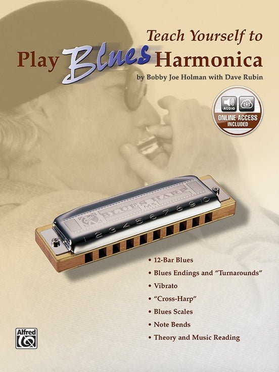 Teach Yourself to Play Blues Harmonica ( Book & Online Access) Alfred Music Publishing Music Books for sale canada