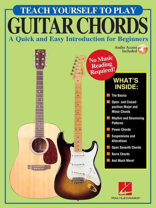 Teach Yourself to Play Guitar Chords A Quick and Easy Introduction for Beginners Hal Leonard Corporation Music Books for sale canada