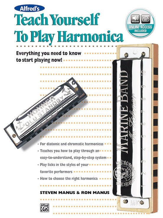 Teach Yourself to Play Harmonica (Book & Online Access) Default Alfred Music Publishing Music Books for sale canada