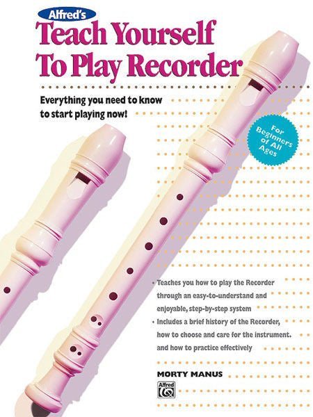 Teach Yourself to Play Recorder (Book & CD) Default Alfred Music Publishing Music Books for sale canada