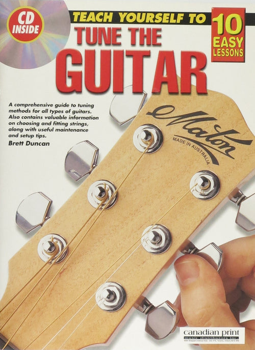 Teach Yourself, Tune the Guitar, (Book & CD) Canadian Print Music Books for sale canada