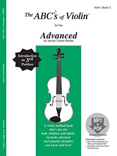 The ABCs of Violin, for the Advanced, Book 3, MP3/PDF Carl Fischer Music Publisher Music Books for sale canada