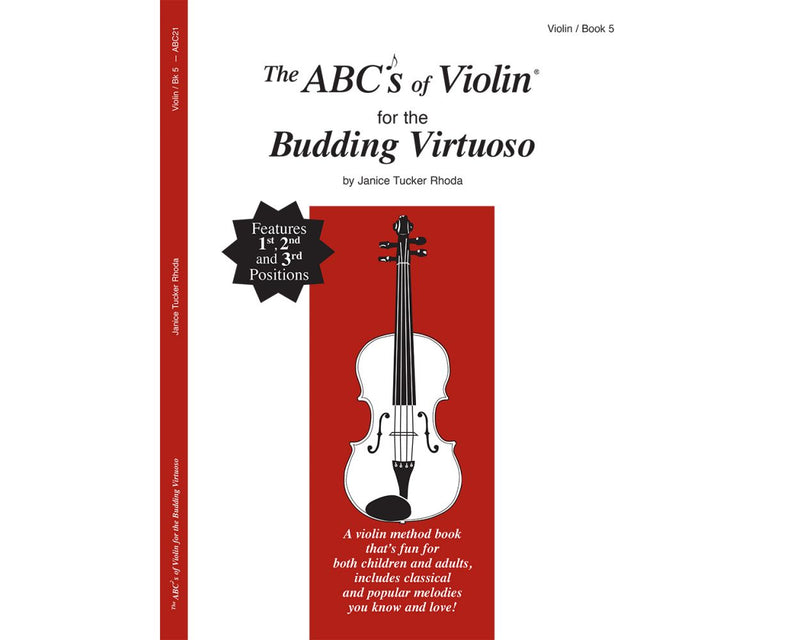 The ABCs of Violin for the Budding Virtuoso Book 5 Carl Fischer Music Publisher Music Books for sale canada