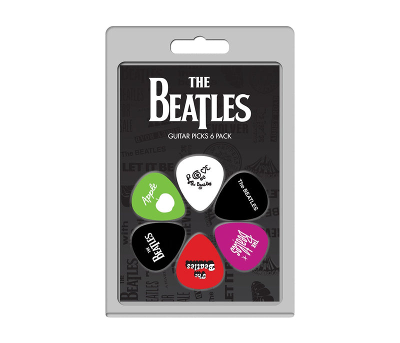 The Beatles Official Licensing Variety 6 Pack Of Logos Guitar Picks Perri's Accessories for sale canada