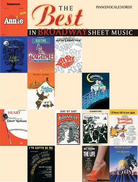 The Best in Broadway Sheet Music Default Alfred Music Publishing Music Books for sale canada
