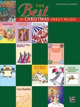 The Best in Christmas Sheet Music, P/V/Chords Book Alfred Music Publishing Music Books for sale canada