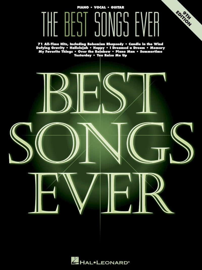 The Best Songs Ever, 9th Edition Hal Leonard Corporation Music Books for sale canada