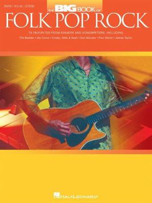The Big Book Of Folk Pop Rock, P/V/G Hal Leonard Corporation Music Books for sale canada