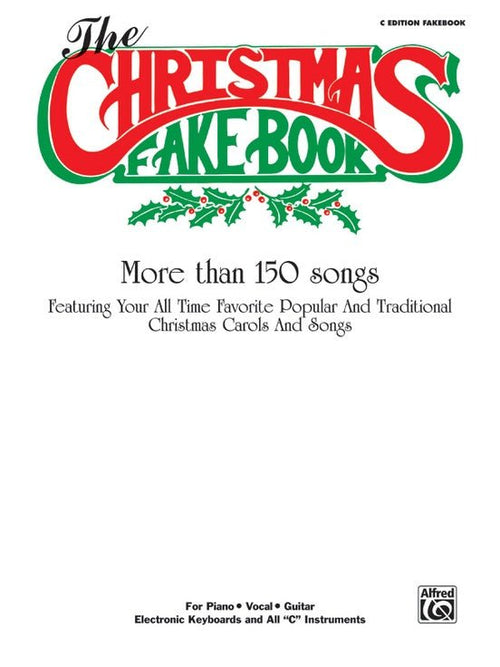 The Christmas Fake Book C Edition Alfred Music Publishing Music Books for sale canada