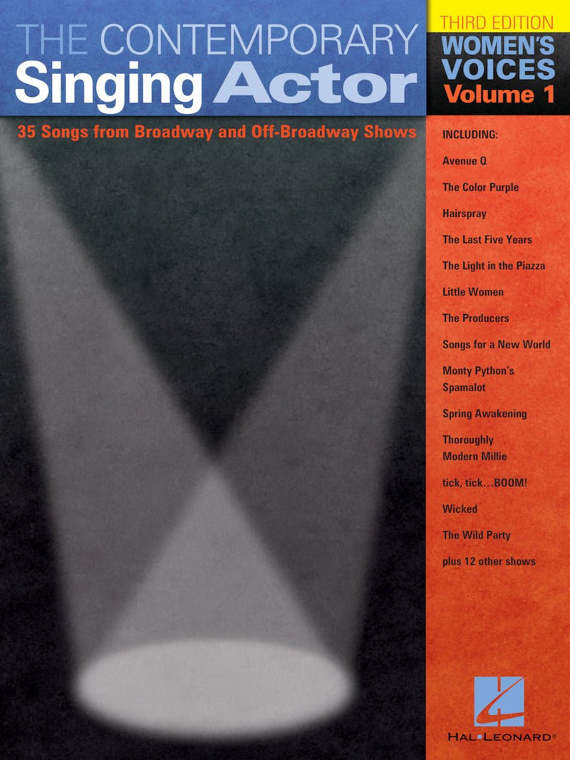 The Contemporary, Singing Actor, Volume 1, Women's Voices Hal Leonard Corporation Music Books for sale canada