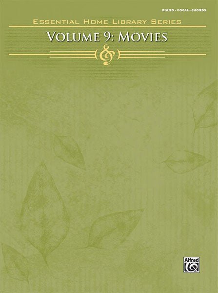 The Essential Home Library Series, Volume 9: Movies Default Alfred Music Publishing Music Books for sale canada