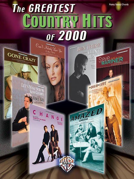 The Greatest Country Hits of 2000 - P/V/CH Default Alfred Music Publishing Music Books for sale canada