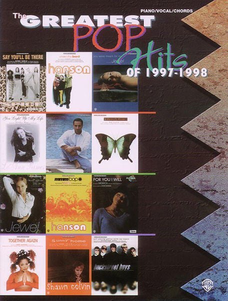 The Greatest Pop Hits of 1997-1998 Default Alfred Music Publishing Music Books for sale canada