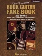 The Greatest Rock Guitar Fake Book Default Hal Leonard Corporation Music Books for sale canada
