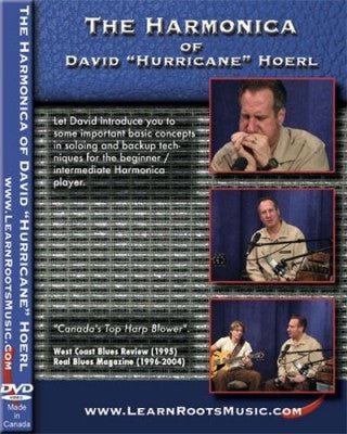 The Harmonica of David "Hurricane" Hoerl (DVD) Mel Bay Publications, Inc. DVD for sale canada