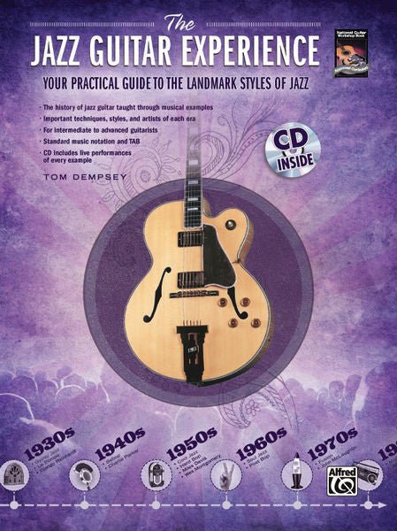 The Jazz Guitar Experience Your practical guide to the landmark styles of jazz Default Alfred Music Publishing Music Books for sale canada