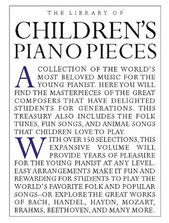 The Library of Children's Piano Pieces Default Hal Leonard Corporation Music Books for sale canada