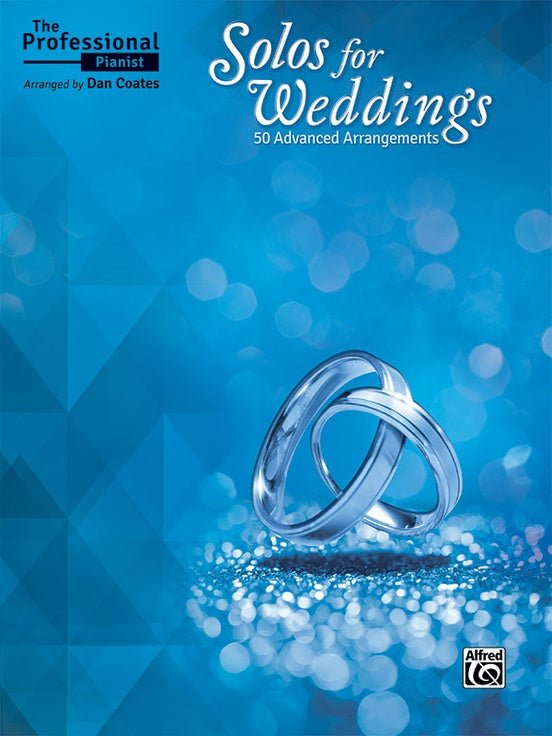 The Professional Pianist: Solos for Weddings Alfred Music Publishing Music Books for sale canada
