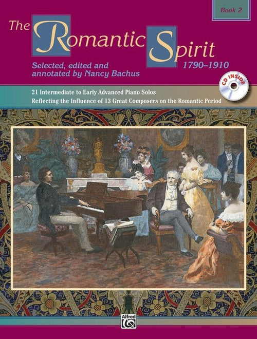 The Romantic Spirit, Book 2 Default Alfred Music Publishing Music Books for sale canada