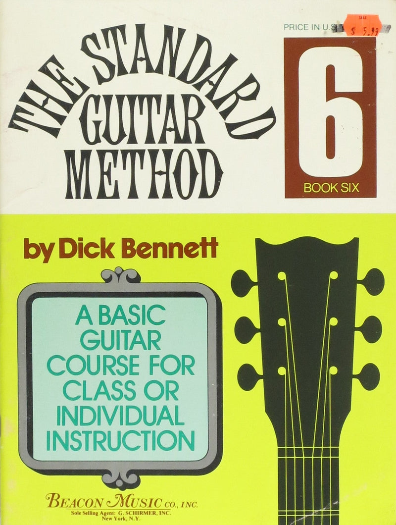 The Standard Guitar Method, Book 1-7 Book 6 Beacon Music Company, Inc. Music Books for sale canada
