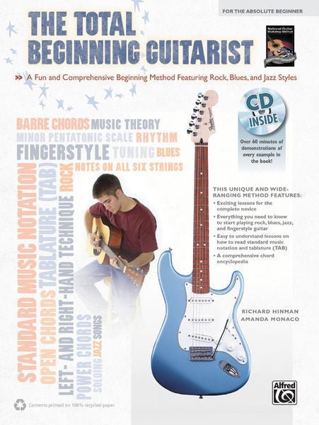 The Total Beginning Guitarist (Book & CD) Default Alfred Music Publishing Music Books for sale canada