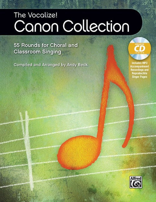 The Vocalize! Canon Collection, Book & CD Alfred Music Publishing Music Books for sale canada