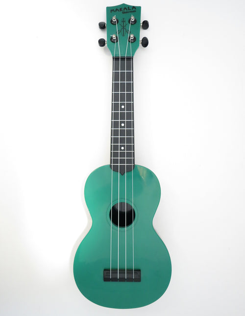 The Waterman by Makala Soprano Ukulele w/bag Green Makala Ukulele for sale canada