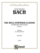 The Well-Tempered Clavier, Volume II, 48 Preludes and Fugues, J.S. Bach Default Alfred Music Publishing Music Books for sale canada