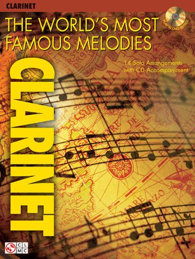 The World's Most Famous Melodies with CD for Clarinet Hal Leonard Corporation Music Books for sale canada