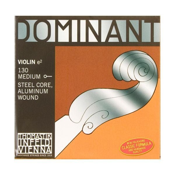 Thomastik-Infeld Dominant Single Violin 4/4 String - Medium e2 (130) Thomastik Infeld Vienna Violin Accessories for sale canada