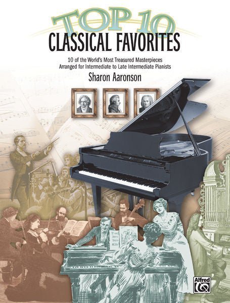 Top 10 Classical Favorites Alfred Music Publishing Music Books for sale canada