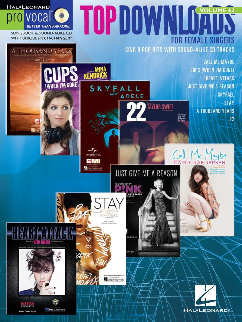 Top Downloads Pro Vocal Women's Edition, Volume 62 Default Hal Leonard Corporation Music Books for sale canada