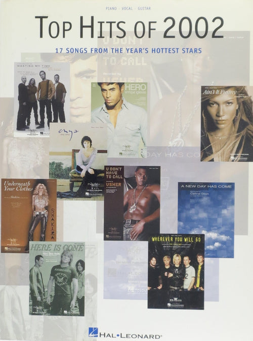 Top Hits Of 2002 for P/V/G Hal Leonard Corporation Music Books for sale canada
