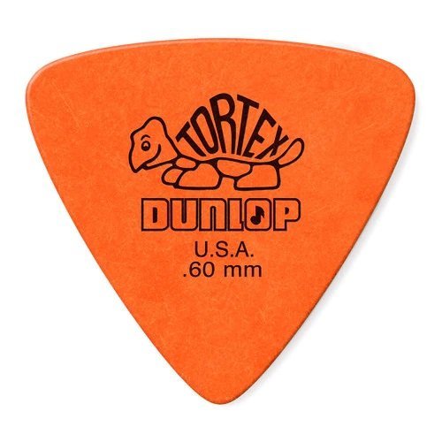 Tortex Triangle Guitar Pick (6 Pack) .60mm Orange Dunlop Guitar Accessories for sale canada