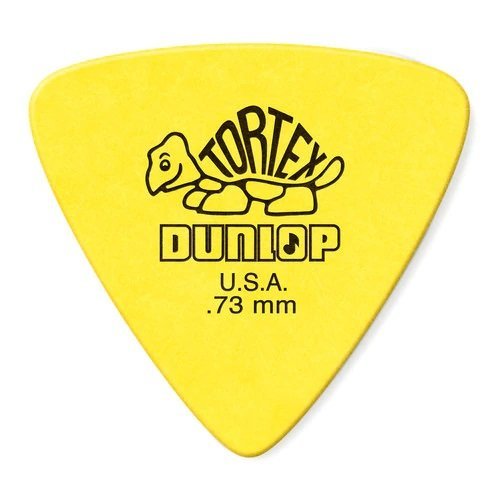 Tortex Triangle Guitar Pick (6 Pack) .73mm Yellow Dunlop Guitar Accessories for sale canada