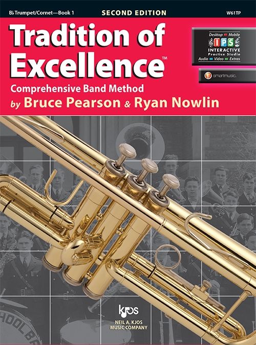 Tradition of Excellence Book 1 - B♭ Trumpet/Cornet Kjos (Neil A.) Music Co ,U.S. Music Books for sale canada