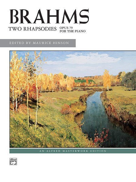Two Rhapsodies, Op. 79 for the Piano Default Alfred Music Publishing Music Books for sale canada