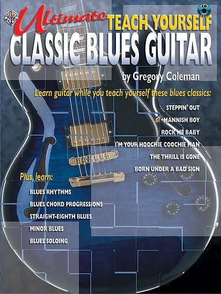 Ultimate Teach Yourself, Classic Blues Guitar (Book & CD) Default Alfred Music Publishing Music Books for sale canada