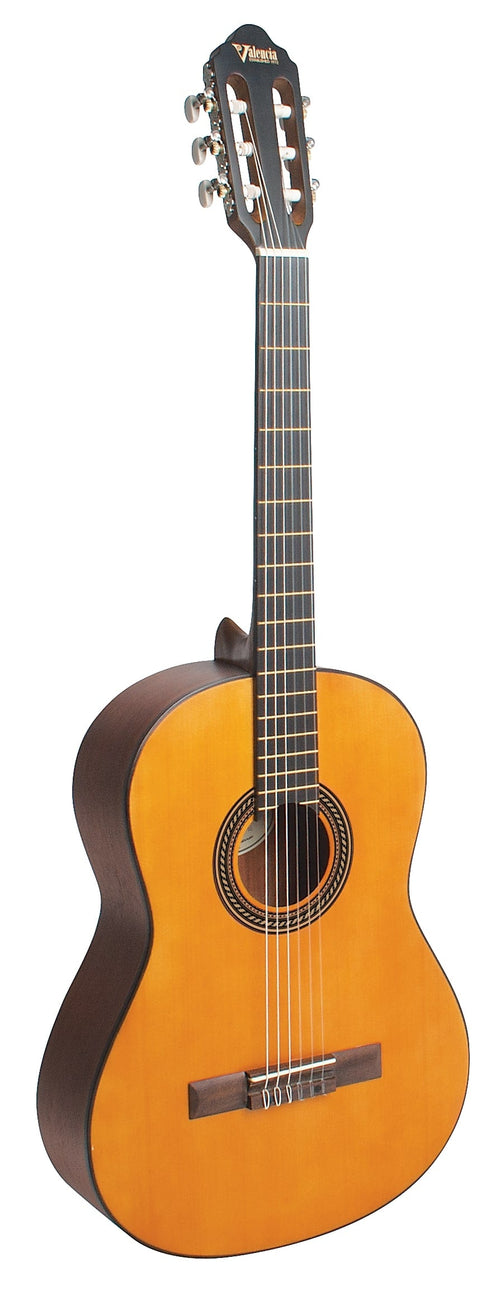 Valencia 4/4 Size Antique Natural Classical Guitar, VC204 Valencia Guitar for sale canada