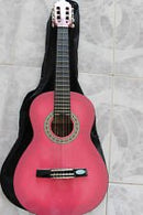 Valencia Classical Guitar Package - 1/4 Size - Pink Valencia Guitar for sale canada
