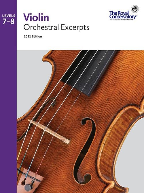 Violin Orchestral Excerpts 7-8, 2021 Edition Frederick Harris Music Music Books for sale canada,9781554409136