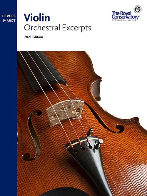 Violin Orchestral Excerpts 9-ARCT, 2021 Edition Frederick Harris Music Music Books for sale canada,9781554409143