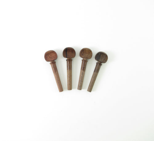 Violin Pegs, Set 4, Rosewood for 4/4 Size Counterpoint Violin Accessories for sale canada