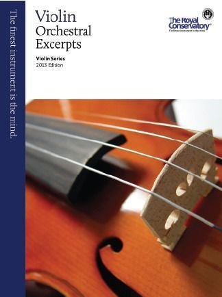 Violin Series, 2013 Edition Violin Orchestral Excerpts Default Frederick Harris Music Music Books for sale canada