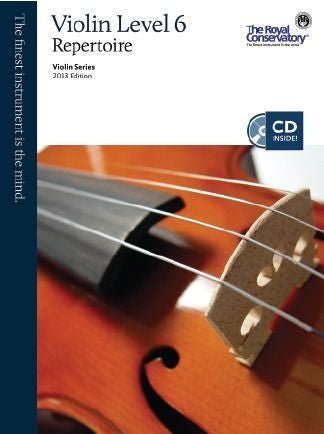 Violin Series, 2013 Edition Violin Repertoire 6 Frederick Harris Music Music Books for sale canada