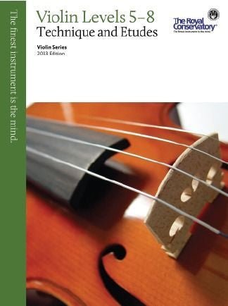 Violin Series, 2013 Edition Violin Technique and Etudes: 5-8 Default Frederick Harris Music Music Books for sale canada