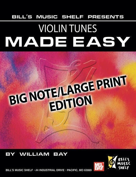 Violin Tunes Made Easy, Big Note/Large Print Edition Default Mel Bay Publications, Inc. Music Books for sale canada